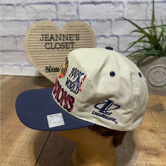 Houston Rockets Classic Logo Athletic 1995 NBA World Championship Hat BRAND NEW - Picture 2 of 14